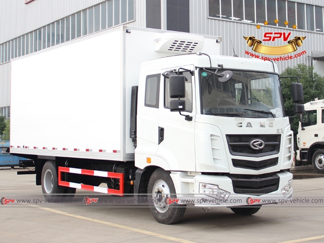 CAMC refrigerator truck right side view